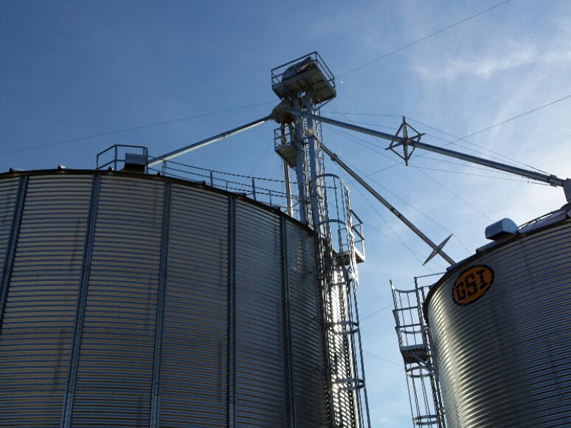 Silo Grain Dryer, Trough Screw Conveyor & Grain Elevator